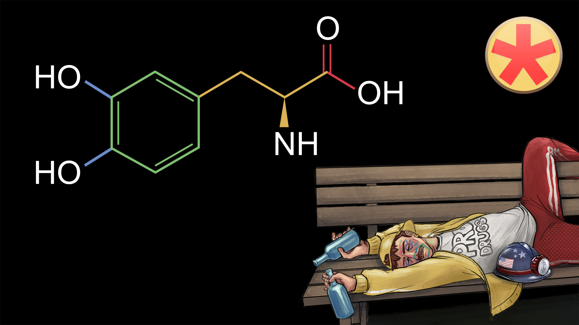 L-Dopa Strukturformel