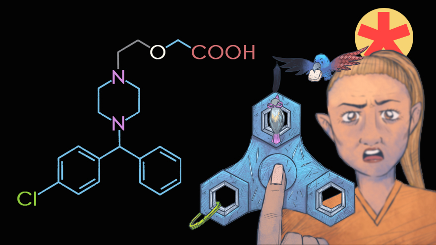 Cetirizin Strukturformel