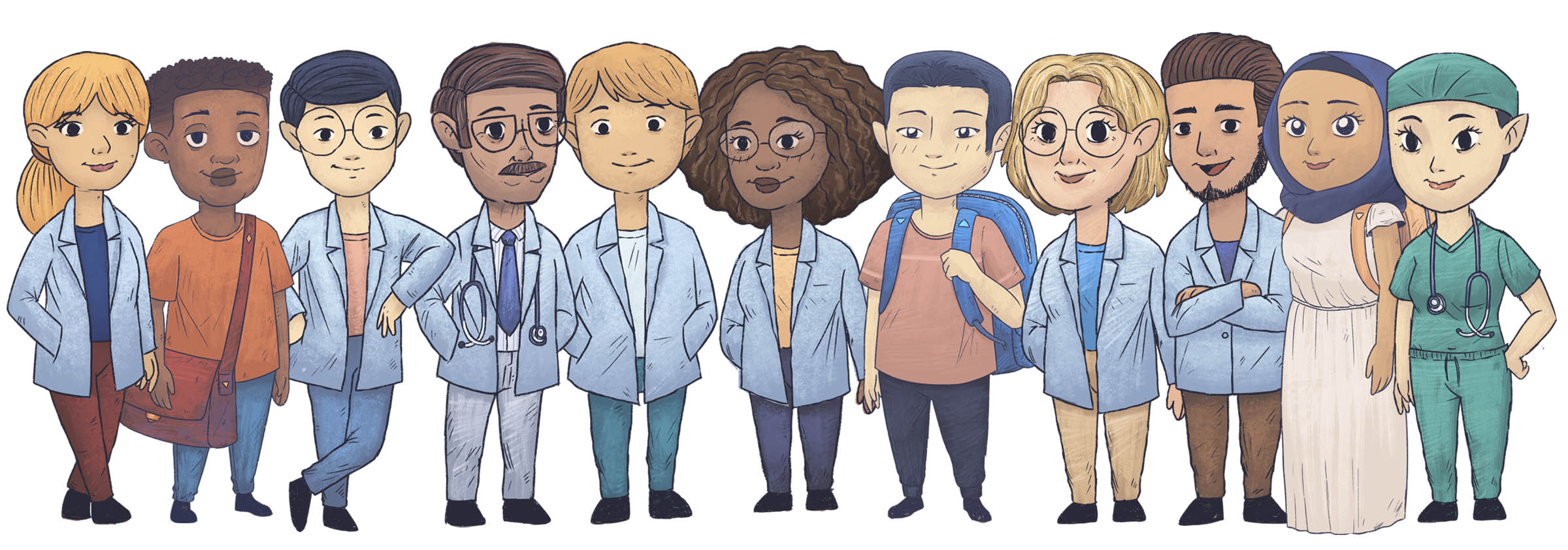 Illustration zu Gleichberechtigung und Diversität bei Meditricks