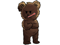 Der Fieber-Bär lernt auf Meditricks.de